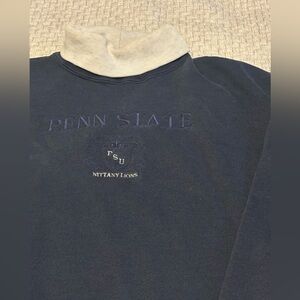 Vintage Penn State University Embroidered Turtleneck Sweatshirt Size XL